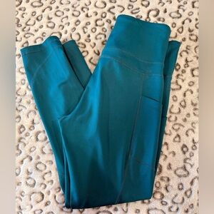 ZYIA Vibrant Teal Active Leggings